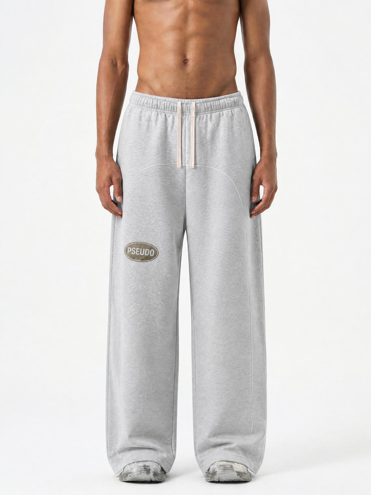 Contrast-Stitched Fleece Sweatpants