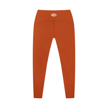 The Fallwell Sculpt Leggings in Rust