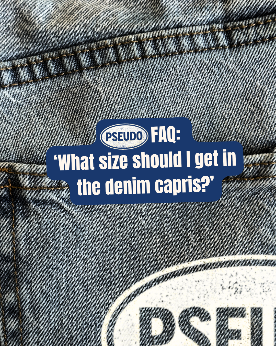 Vintage Denim Capris
