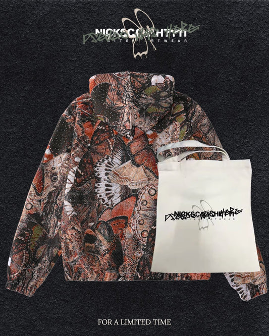 Exclusive ByNickScacchetti x PseudoTheBrand Woven Zip Up