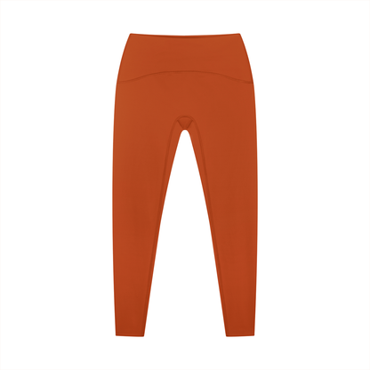The Fallwell Sculpt Leggings in Rust