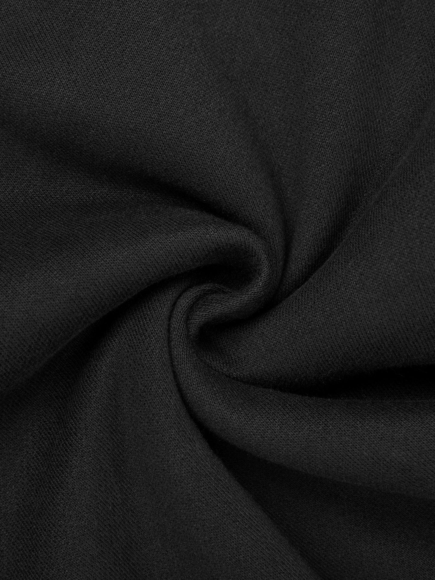 Black Contrast-Stitched Sweatpants