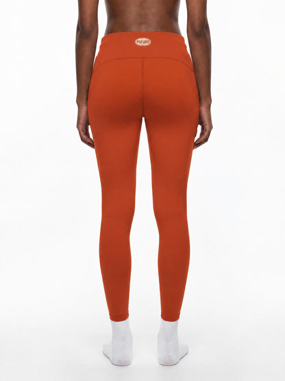 The Fallwell Sculpt Leggings in Rust