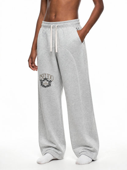 Contrast-Stitched Fleece Sweatpants